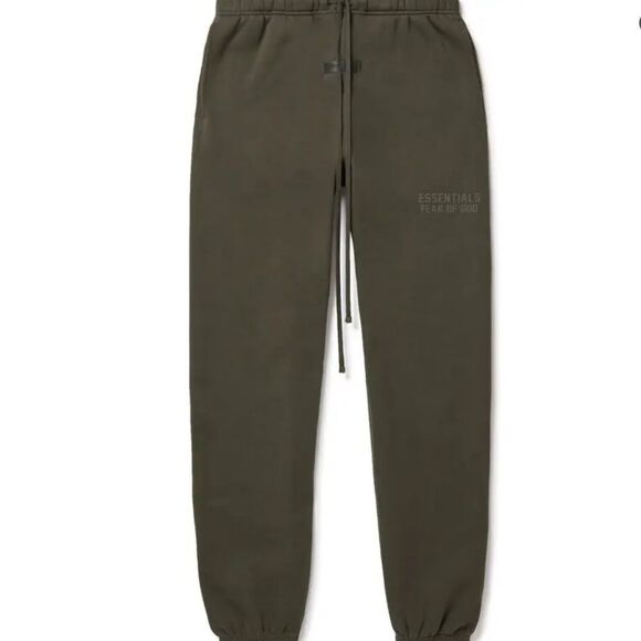 Fear of God Essentials NWT Relaxed Sweatpants, Color: Green XL MRSP:$ 150.00 - Picture 7 of 8